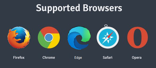 supported browsers